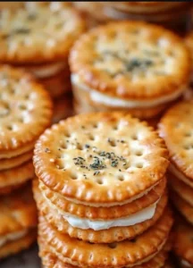 Ritz Cracker Party Sandwiches