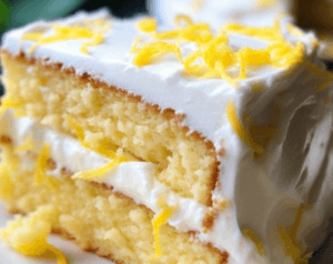 Lemon Velvet Cake with Lemon Cream Cheese Frosting