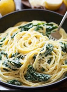 Easy Lemon Ricotta Spaghetti