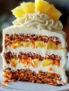 Tropical Carrot Cake with Pineapple