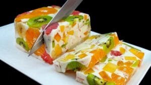 Healthy Fruit and Milk Dessert