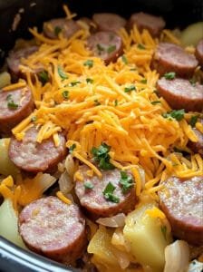 Crock Pot Sausage & Potato Casserole