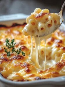 Three-Cheese Baked Macaroni