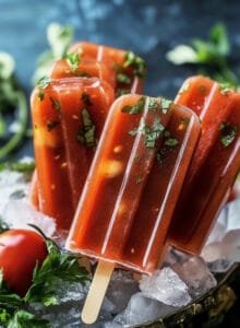 Bloody Mary Popsicles