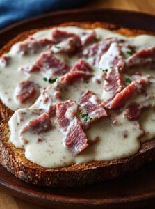 Creamed Chipped Beef on Toast
