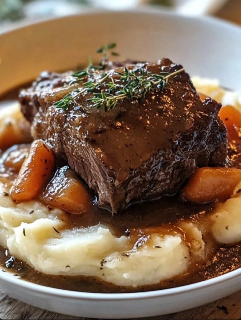 Pot Roast over Mashed Potatoes Easy Recipes