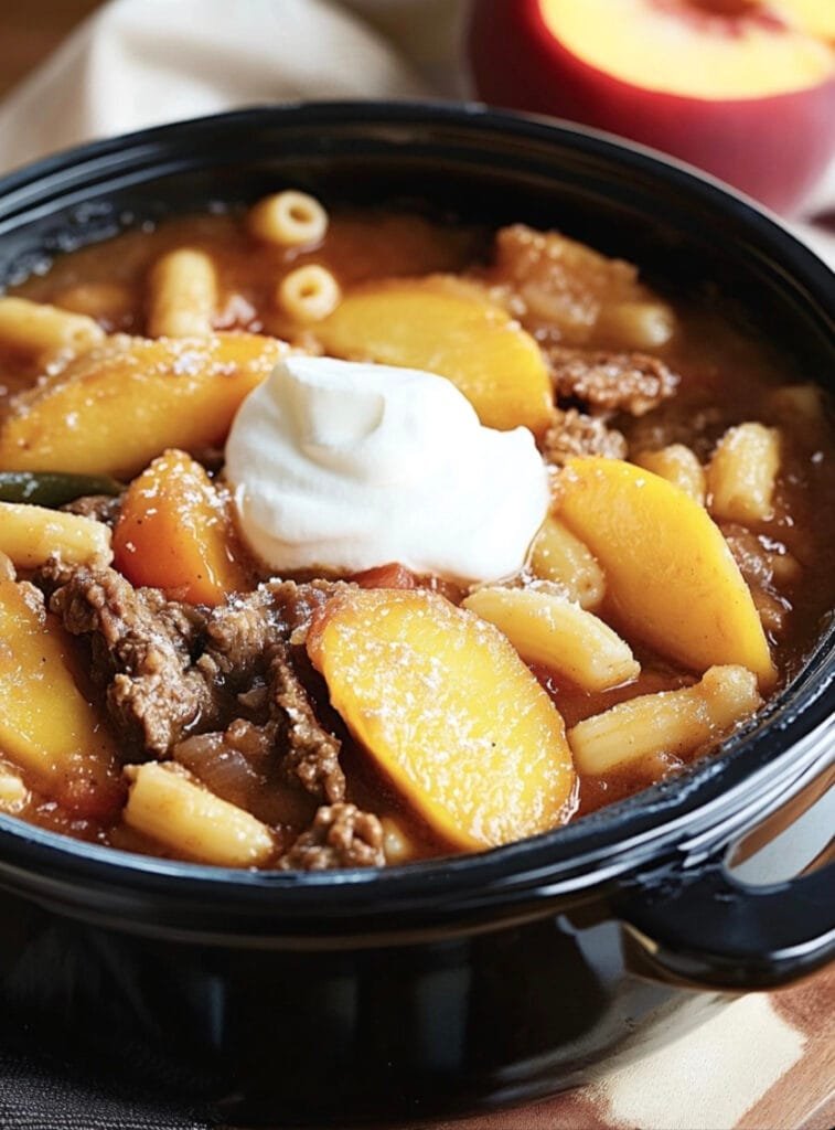 Slow Cooker Peach Cobbler Recipe Easy Recipes