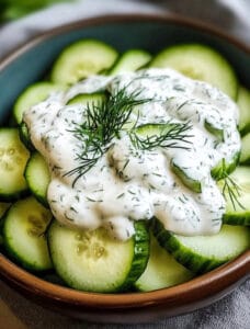 Creamy Cucumber Salad