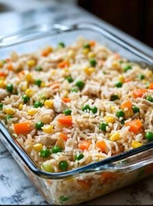 Dump & Bake Fried Rice Recipe