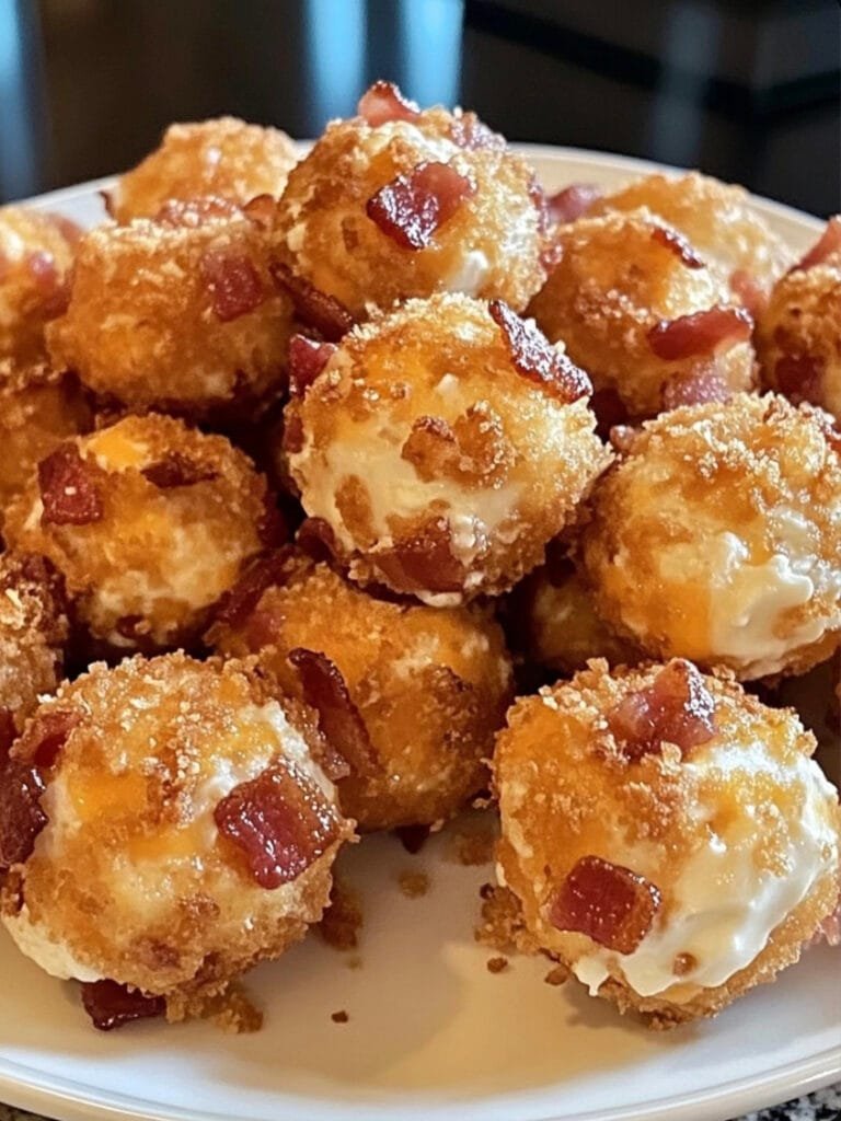 Carb bacon cheddar mini cheese balls