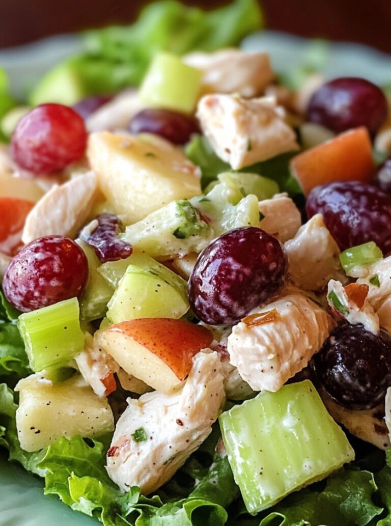 Chicken Waldorf Salad Recipe - Easy Recipes Life