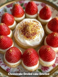 Cheesecake Deviled Strawberries Recipe