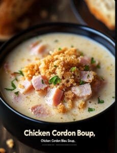 Chicken Cordon Bleu Soup Recipe