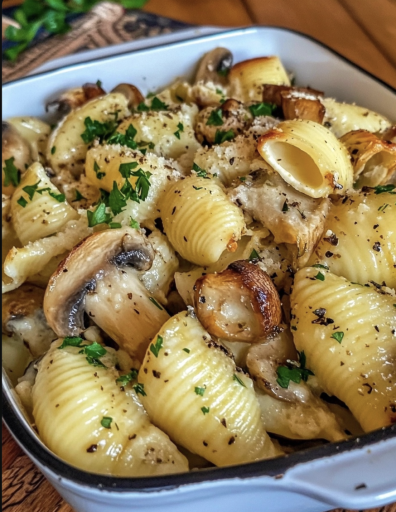 Garlic Mushroom Shells – Easy Recipes Life