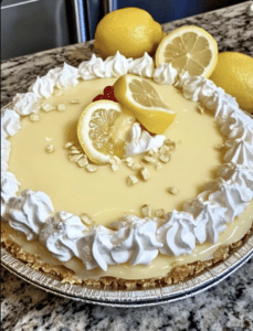 No Bake Lemon Pie