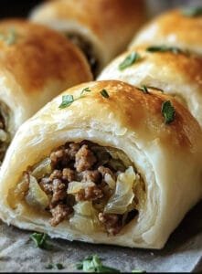 Beef and Cabbage-Stuffed Rolls Recipe