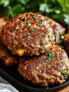 Hamburger Steaks with Onion Gravy