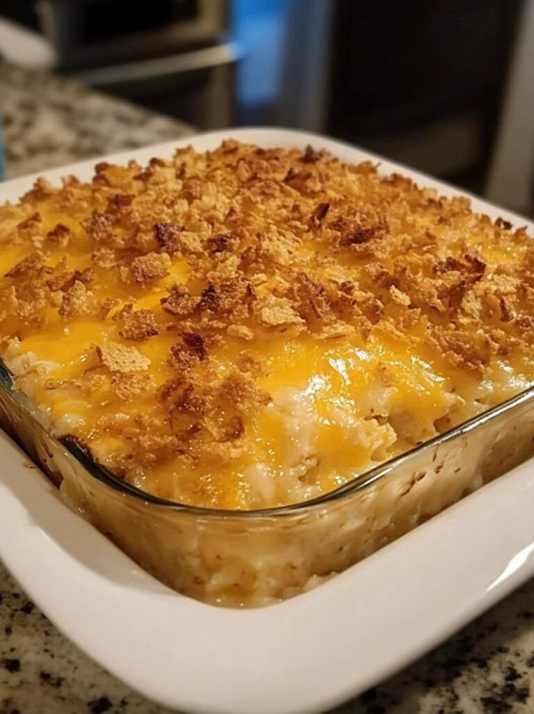 Cheesy Funeral Potatoes easy recipes life