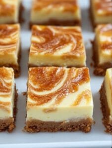 Blender Cinnamon Roll Cheesecake Bars