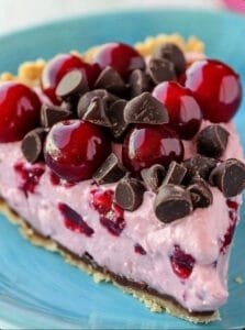No-Bake Easy Cherry Chocolate Chip Pie Recipe