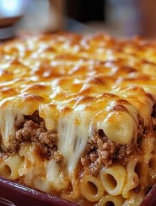Mac and Cheese Meatloaf Casserole Recipe