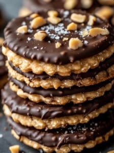 Chocolate Peanut Butter Ritz Cookies