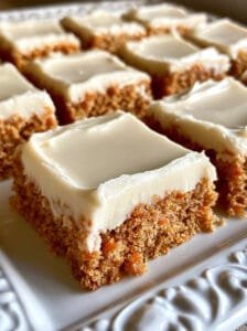 Carrot Cake Bars Recipe