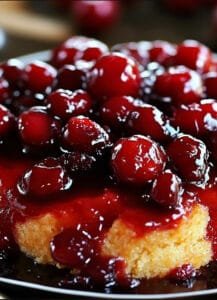 Cranberry Pineapple Upside-Down Cake