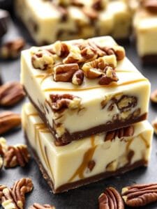 White Chocolate Caramel Pecan Fudge Recipe
