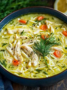 Greek Lemon Chicken Soup (Avgolemono)