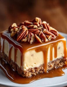 Butter Pecan Praline Poke Cake
