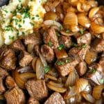 Crock Pot Pierogi Casserole with Kielbasa