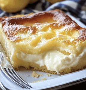 Lemon Cream Cheese Dump Cake