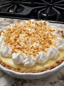 No Bake Coconut Cream Pie