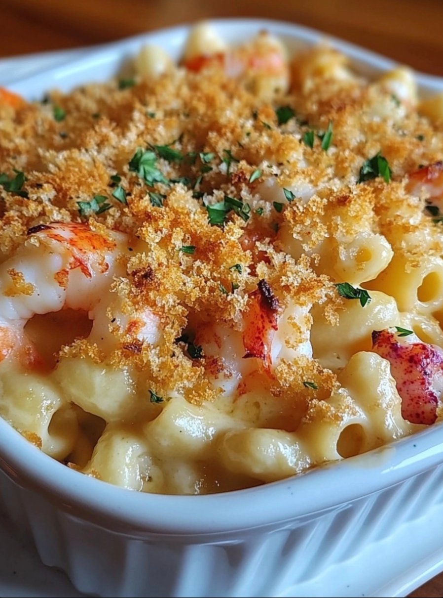 Lobster, Crab, and Shrimp Macaroni and Cheese - Easy Recipes Life