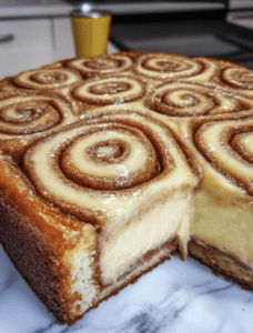 Cinnabon Cinnamon Roll Cake