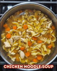 Cozy Classic: Chicken Noodle Soup Made Easy