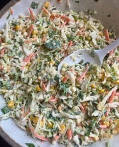 Spicy Corn Slaw
