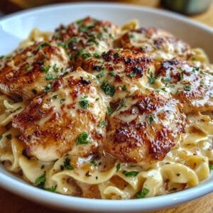 Chicken with Buttered Noodles