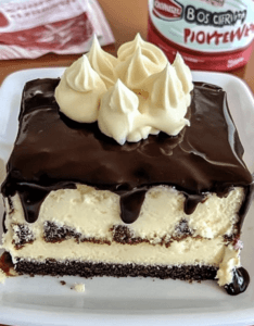BOSTON CREAM POKE CAKE
