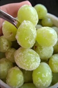 Frosted Green Grapes Delight