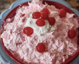 Pink Cherry Jell-O Fluff
