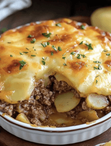 Easy 5-Ingredient Hamburger & Potato Casserole