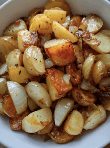 FRIED POTATOES AND ONIONS