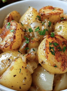 Slow Cooker Lipton Onion Potatoes