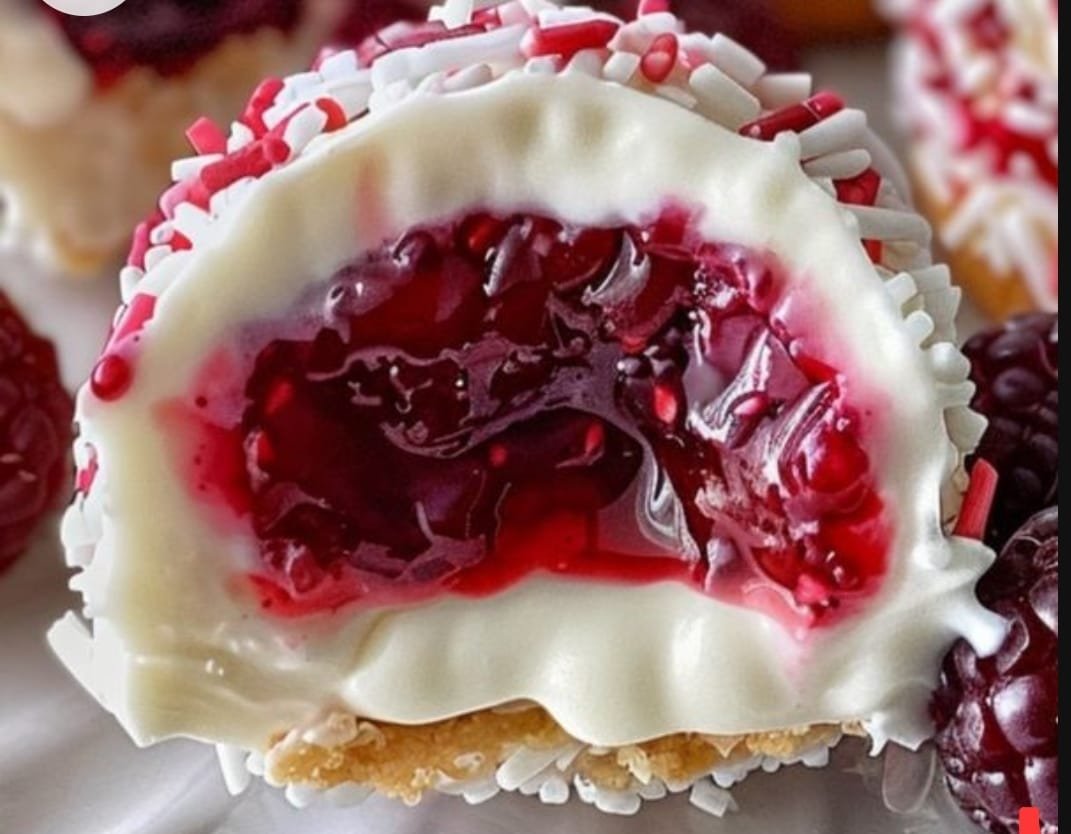 Raspberry Cream Cheese Bites