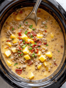 Slow Cooker Creamy Potato Bacon Soup