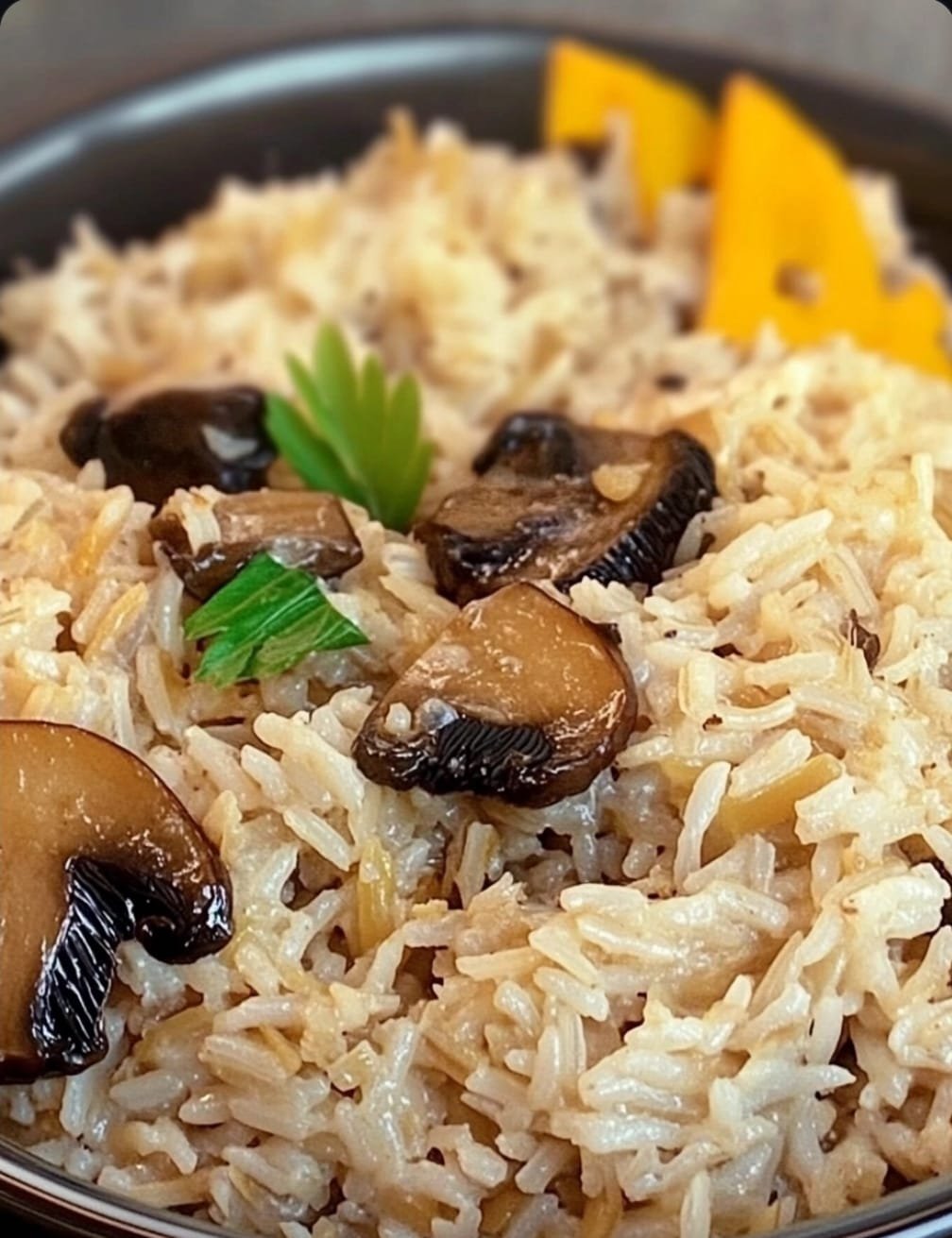Mushroom Rice Pilaf - Easy Recipes Life