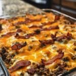 Fried Potatoes and Onions with Smoked Polish Sausage