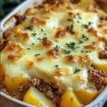 Fried Potatoes and Onions with Smoked Polish Sausage